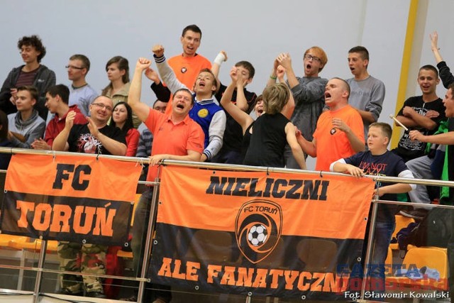 Kibice FC Toruń mieli powody do radości.