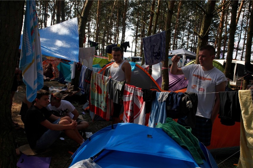 Pole namiotowe na zeszłorocznym Przystanku Woodstock