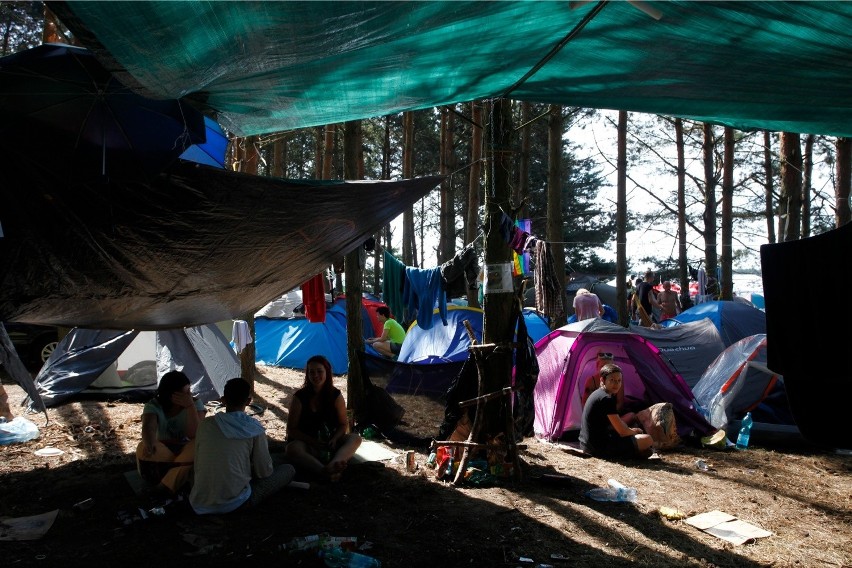 Pole namiotowe na zeszłorocznym Przystanku Woodstock