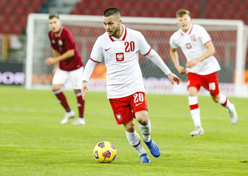 Polska pokonała Łotwę na stadionie Widzewa w Łodzi. Walka o awans na Euro U21. Zdjęcia