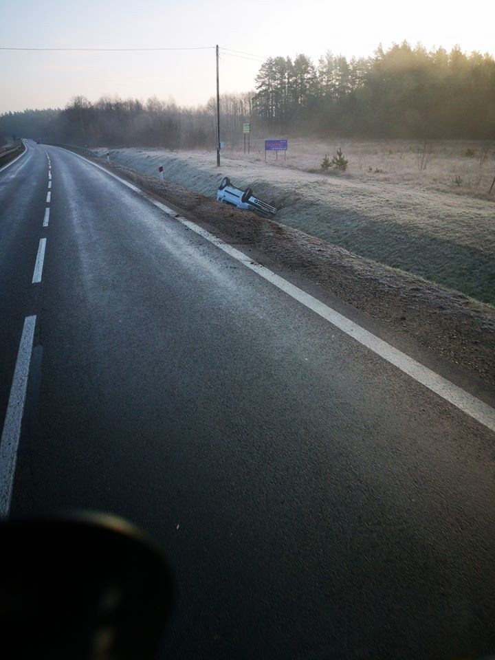 Na trasie Grajewo-Augustów, w miejscowości Tama, kierowca...