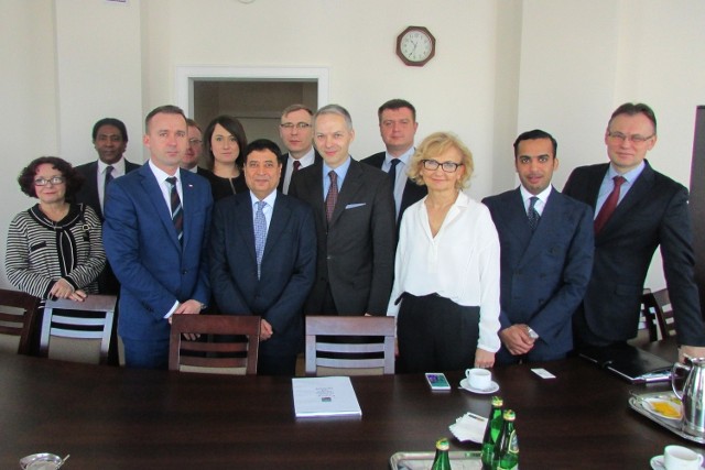 Polsko-Katarska Grupa Parlamentarna i przedstawiciele Ambasady Kataru