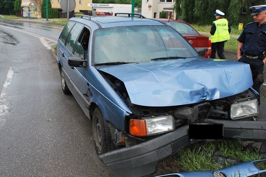 Wypadek na Piłsudskiego w Tychach