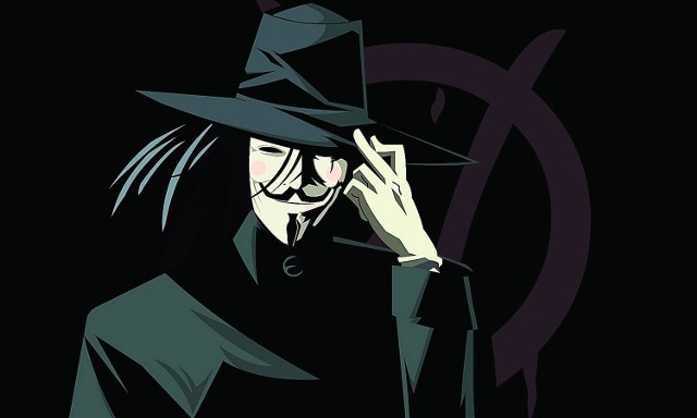 "V jak Vendetta", angielska seria komiksowa autorstwa Alana Moore'a (scenariusz) i Davida Lloyda (rysunki) zagościła w światowej kulturze m.in. dzięki filmowi o tym samym tytule z 2006 roku. Maskę używaną przez głównego bohatera zapożyczyli przeciwnicy ACTA