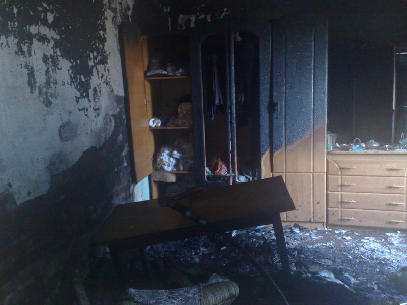 Pożar w Kijewie Królewskim; poparzona 80-latka