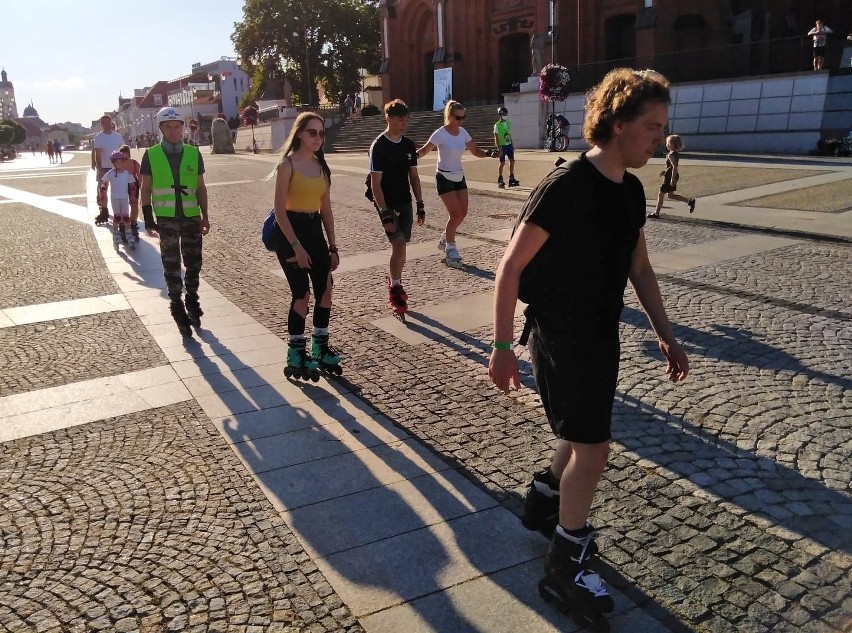 Nightskating Białystok przejechał przez miasto 18.07.2020