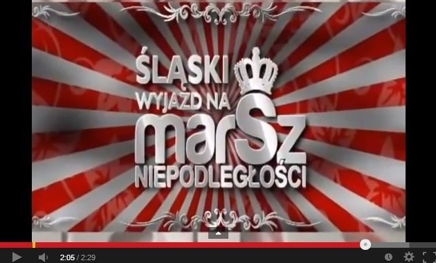 Ślaski wyjazd na Marsz Niepodległości 2013