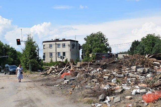 Większość domów na trasie Racibórz - Pszczyna już wyburzono