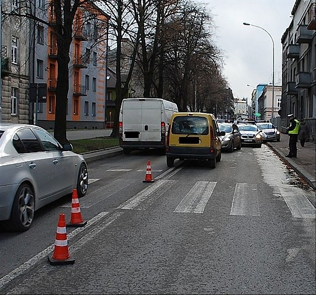 Miejsce wypadku w Jarosławiu.