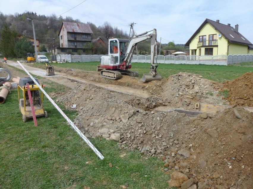 System kanalizacyjny dorzecza górnej Skawy w miejscowości Białka na terenie gminy Maków Podhalański