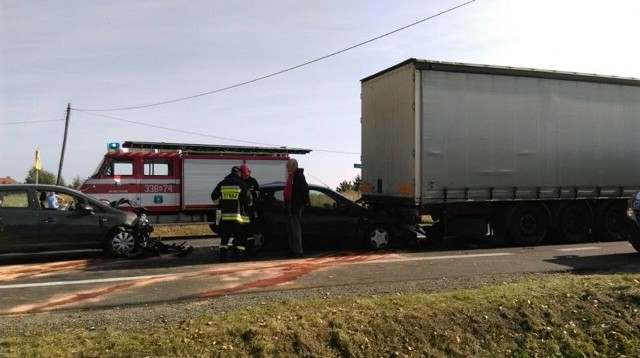 Wypadek na DK94 na wysokości Bębła/Czajowic