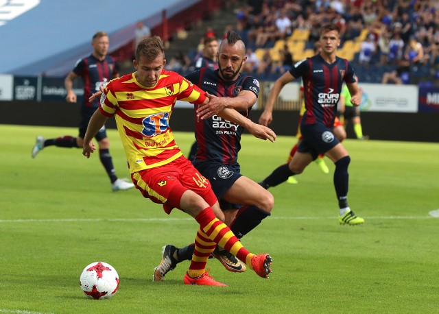 Szczecin 30 07 2017mecz trzeciej kolejki ekstraklasy pogon szczecin kontra jagiellonia bialystokna zdjeciu lukasz sekulski ricardo nunesfot. andrzej szkocki / polska press