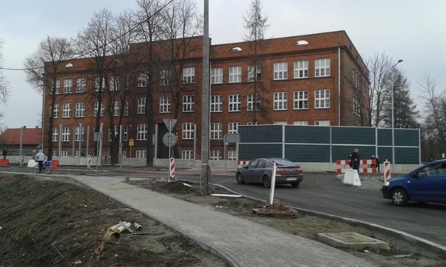 Budowa ronda na ul. Konarskiego w Oświęcimiu