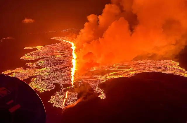 To czwarty wybuch wulkanu na półwyspie Reykjanes od grudnia ubiegłego roku