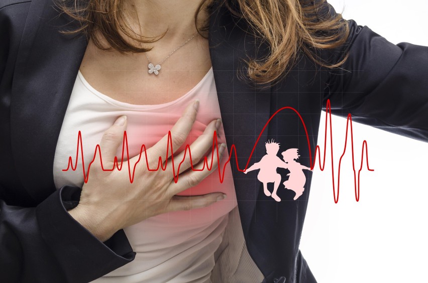 Zawał serca może wystąpić u osób ze zdiagnozowaną chorobą...