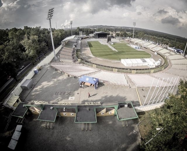 To tu zagra dziś Rod Stewart! Stadion w Rybniku z lotu ptaka  [NAJNOWSZE ZDJĘCIA]