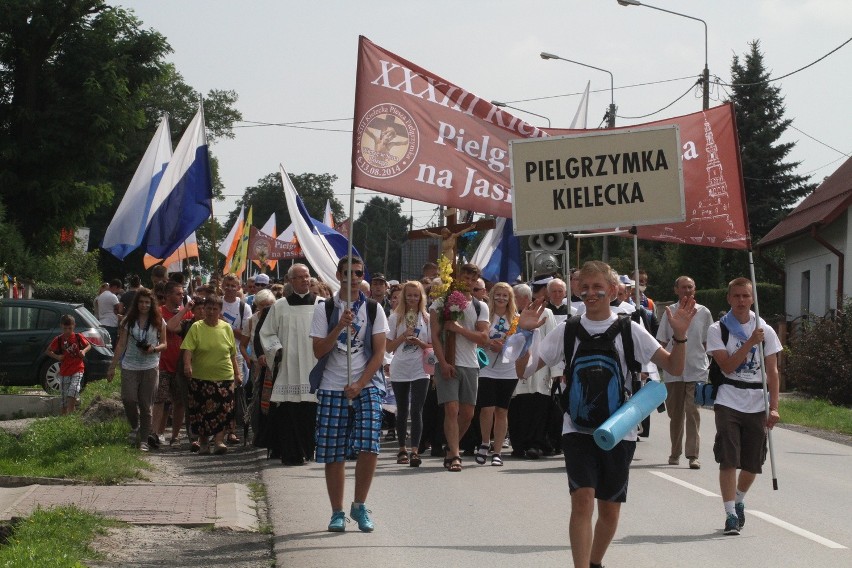 XXXIII Kielecka Piesza Pielgrzymka wkroczyła do Kielec.