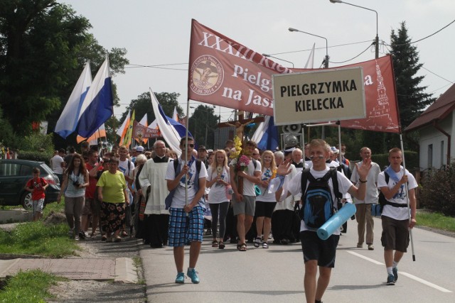 XXXIII Kielecka Piesza Pielgrzymka wkroczyła do Kielec.