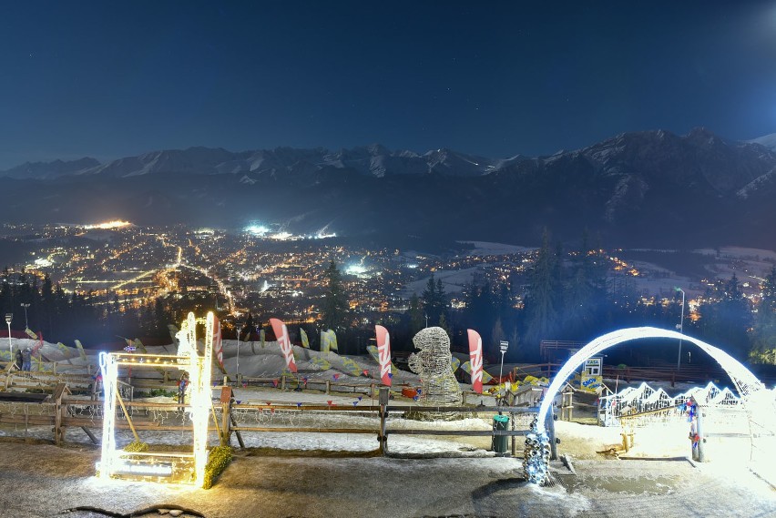 Zobacz Zakopane i Tatry nocą. Niesamowite zdjęcia [GALERIA]