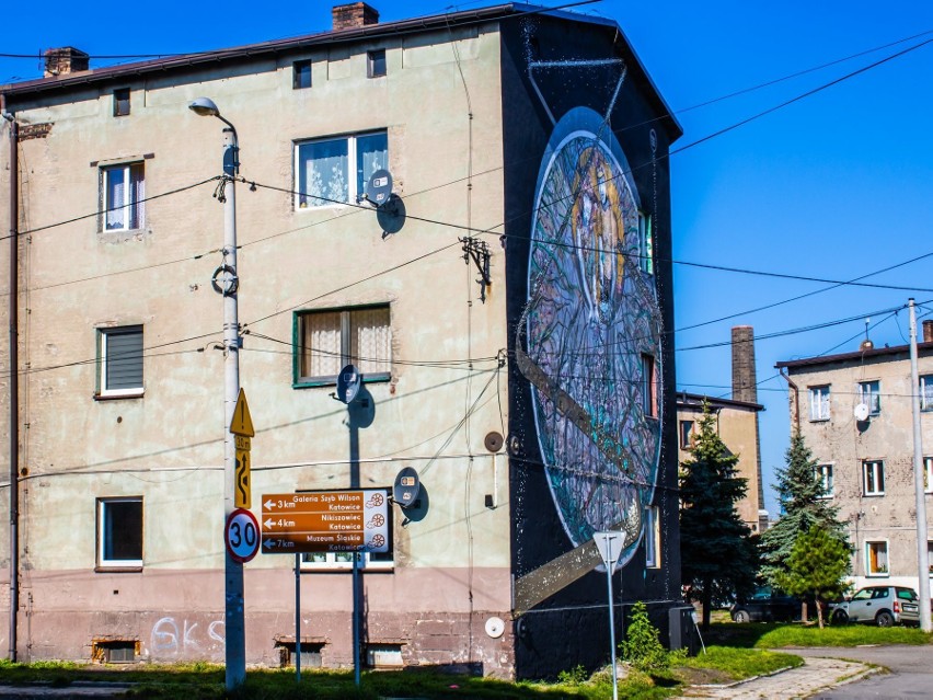 Nowy mural w Szopienicach