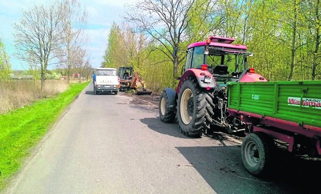 W gminie Baranów Sandomierski ruszyły wiosenne prace drogowe