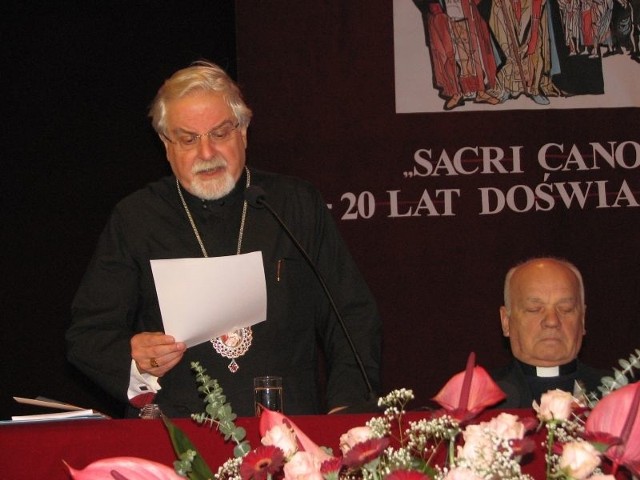 Biskup Dimitrios Salachas mówił podczas konferencji w Domu Katolickim o duszpastersko &#8211; prawnych aspektach relacji międzykościelnych między katolikami wschodnimi i łacińskimi.
