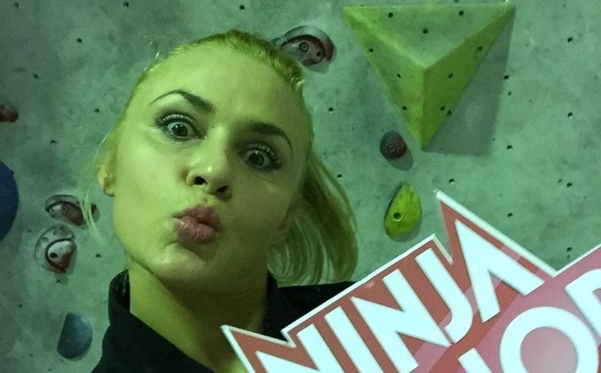 Kamila Porczyk podczas castingu do programu „Ninja Warrior”.