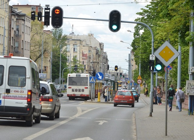 Kierowcy jadący Narutowicza powinni mieć zieloną falę Fot: Paweł Łacheta