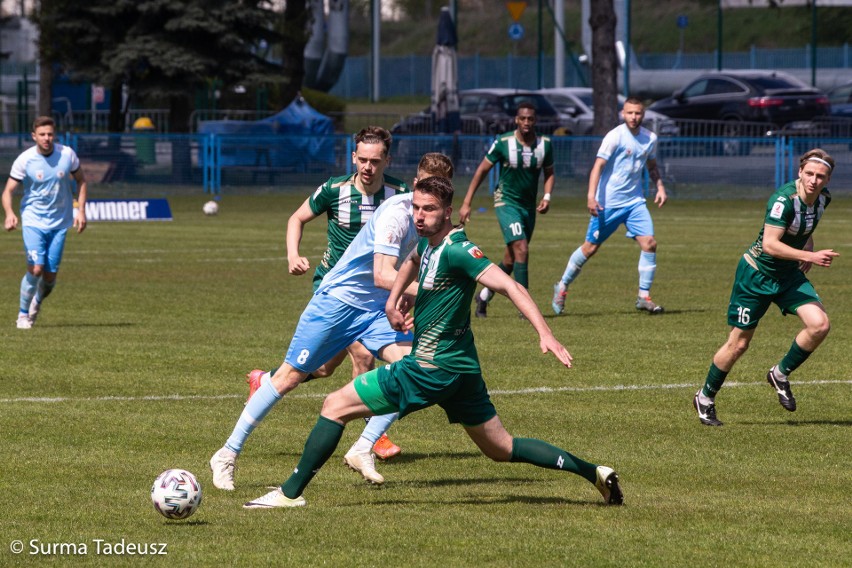 Błękitni Stargard - Olimpia Grudziądz 2:3. Katastrofa w ostatnich minutach. ZDJĘCIA