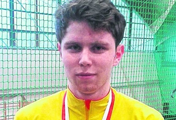 Mateusz Wróbel - ze złotym medalem mistrzostw w Spale.