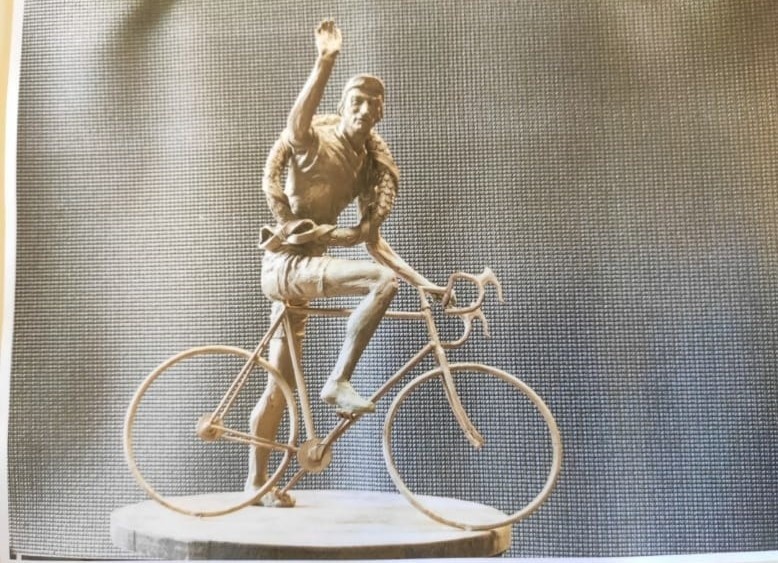 Stanisław Szozda na rowerze. Wiemy, jak będzie wyglądać rzeźba sportowca w Prudniku