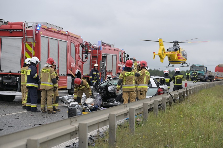 Dwie osoby trafiły do szpitala po wypadku w Grudziądzu