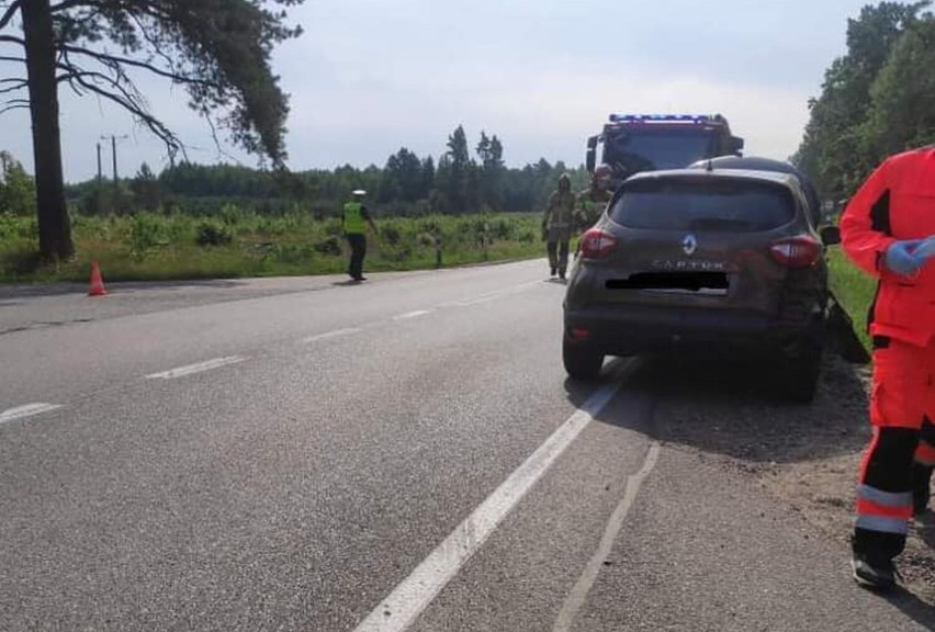 Chraboły. Wypadek na DK65. Zderzyły się trzy auta