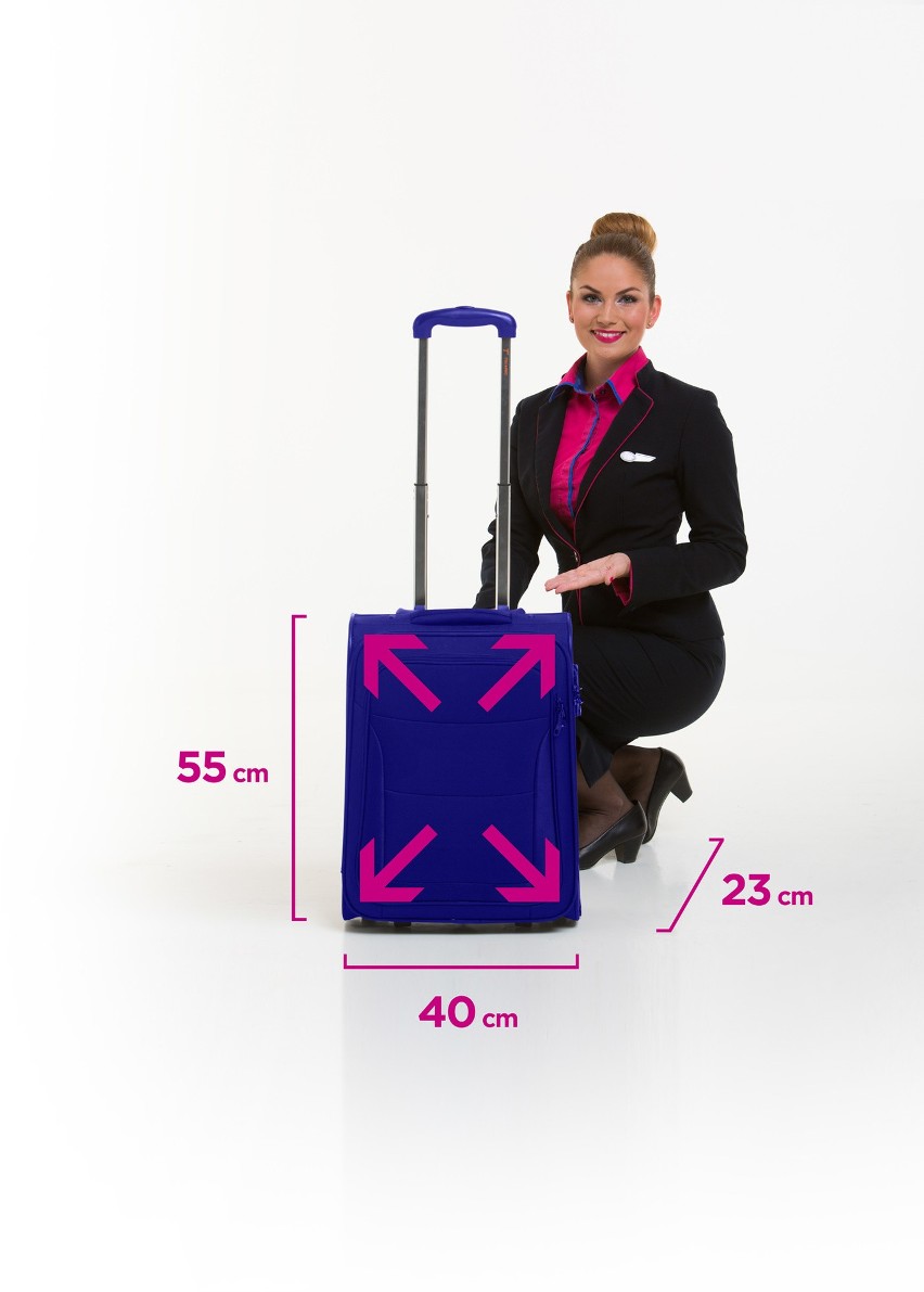 Bagaż podręczny w Wizz Air. Zmiany od lipca i października 2017. Darmowa torba większa