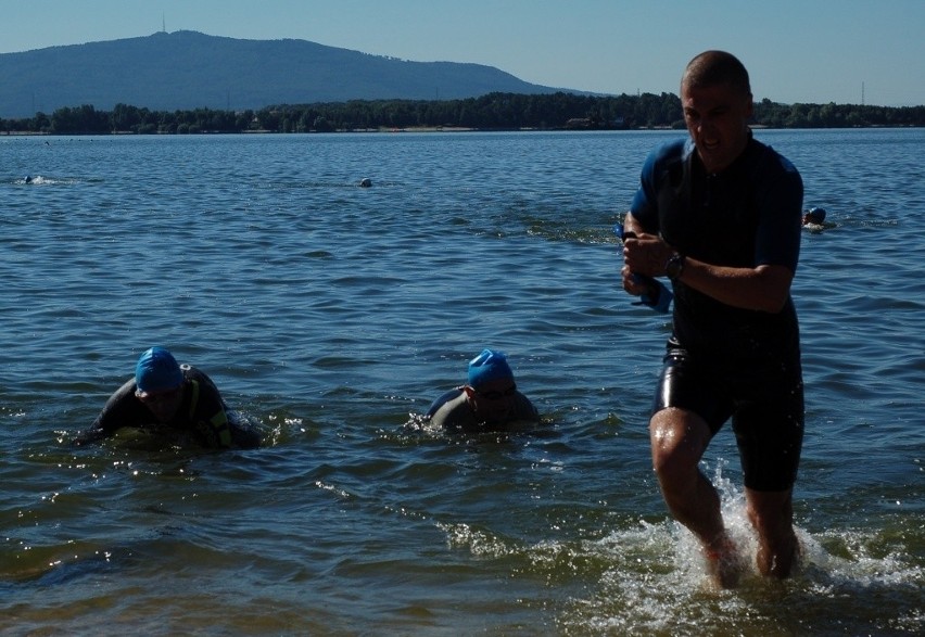 TriMan 2013. Mistrzostwa Polski w Triathlonie na Zalewie Mietkowskim (ZDJĘCIA)