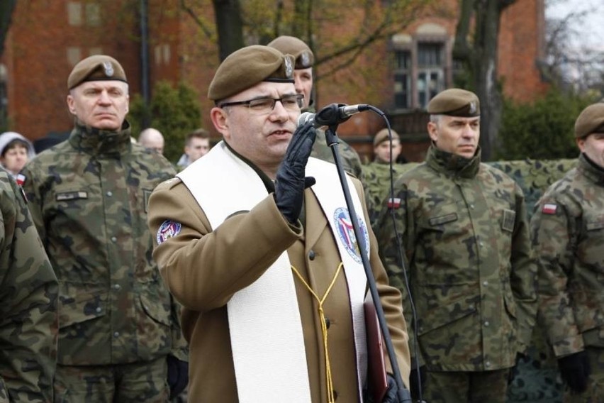 Około 90 ochotników z wielkopolskiej brygady Wojsk Obrony...