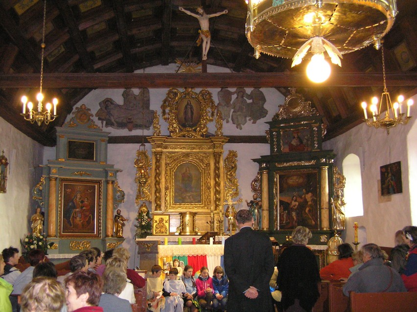 Wnętrze bierzgłowskiego kościoła. Zachowało się cenne...