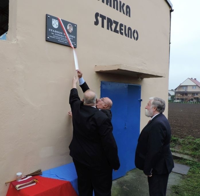 Ludwik Woźnica jest patronem stadionu w Strzelnie