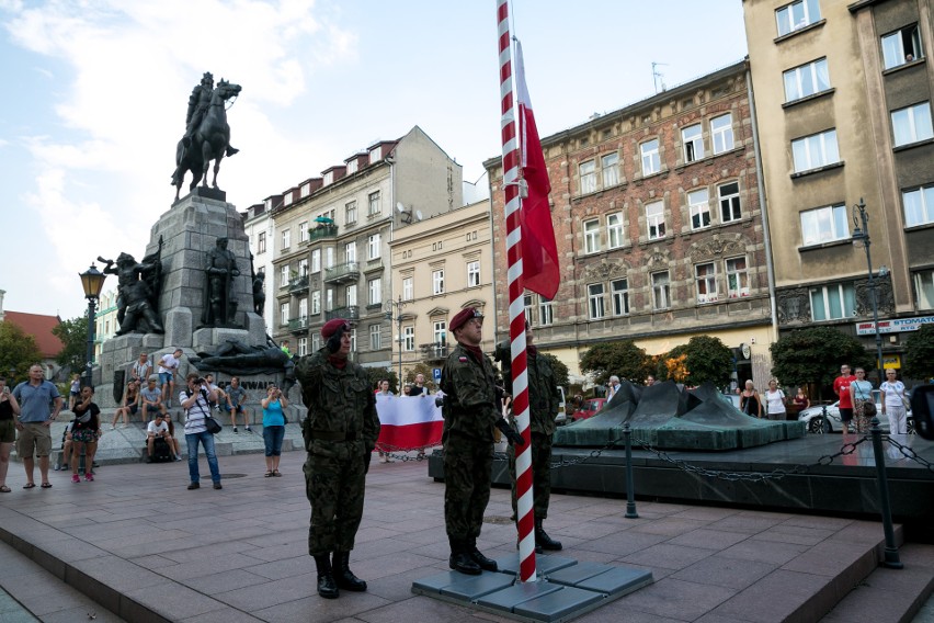 Tak Kraków uczcił 74. rocznicę wybuchu Powstania Warszawskiego