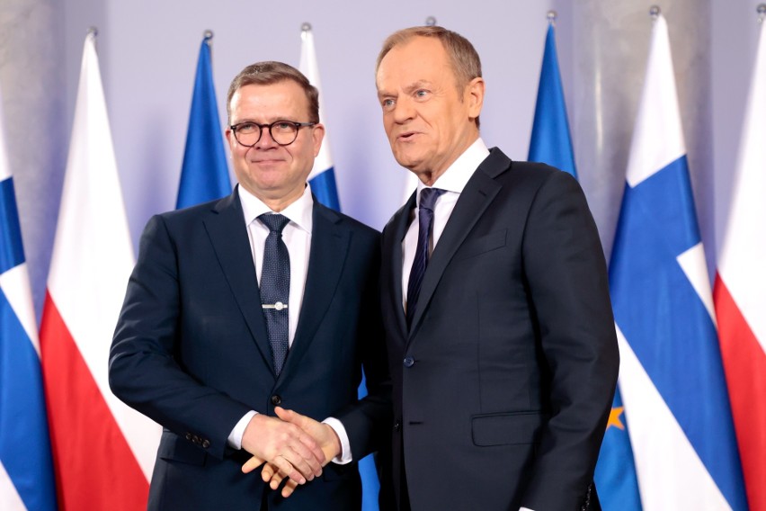Premier Donald Tusk spotkał się premierem Finlandii Petterim...