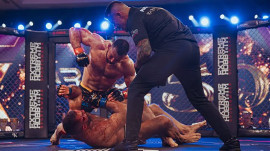 Szymon Kołecki udanie powrócił do klatki MMA [WIDEO]