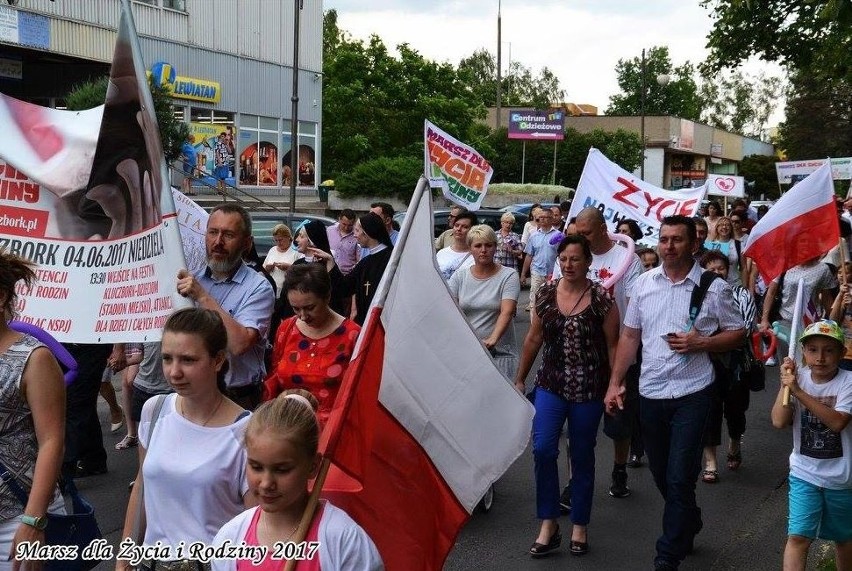 VI Marsz dla Życia i Rodziny w Kluczborku