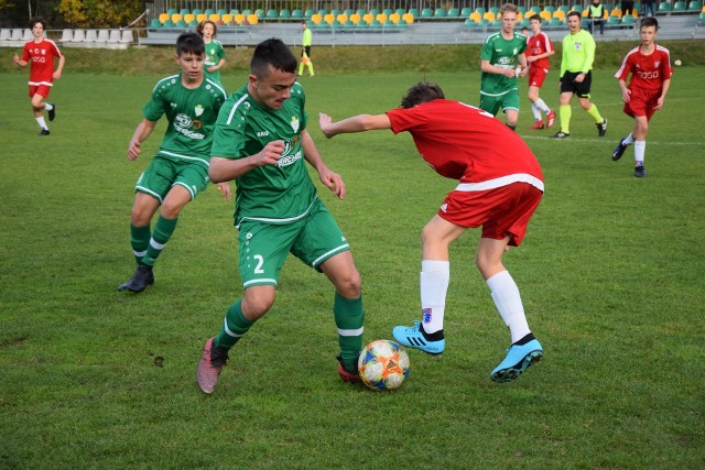 Piłkarze TS Przylep Zielona Góra pokonali (2:0) Polonię Nysa w pierwszym meczu barażowym o awans do Centralnej Ligi Juniorów U15.