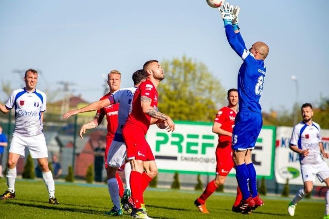 Bramkarz Widzewa Maciej Humerski wypadł bardzo dobrze