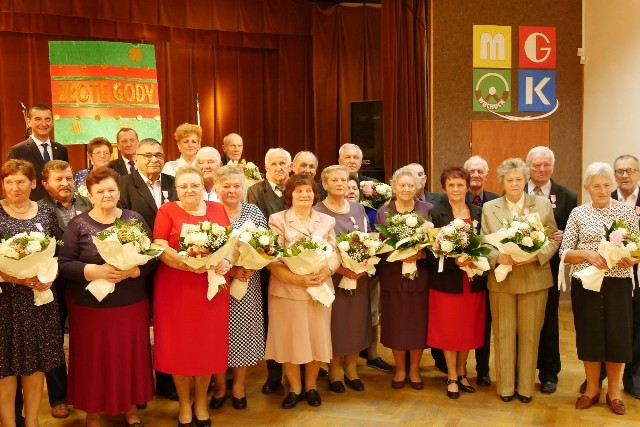 Uczestnicy jubileuszu złotych godów