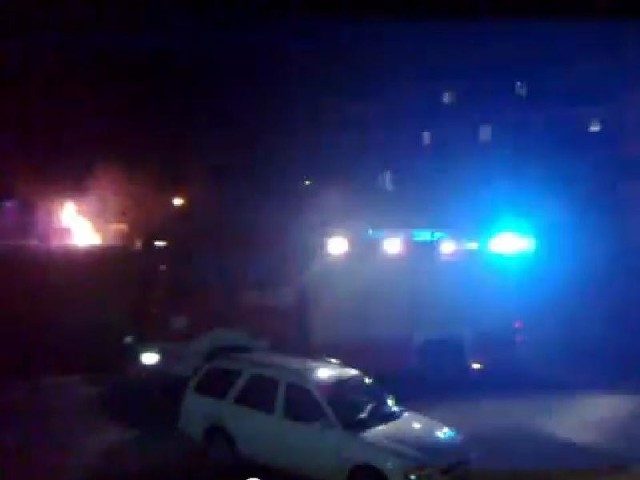 Pożar samochodu na Górzyskowie