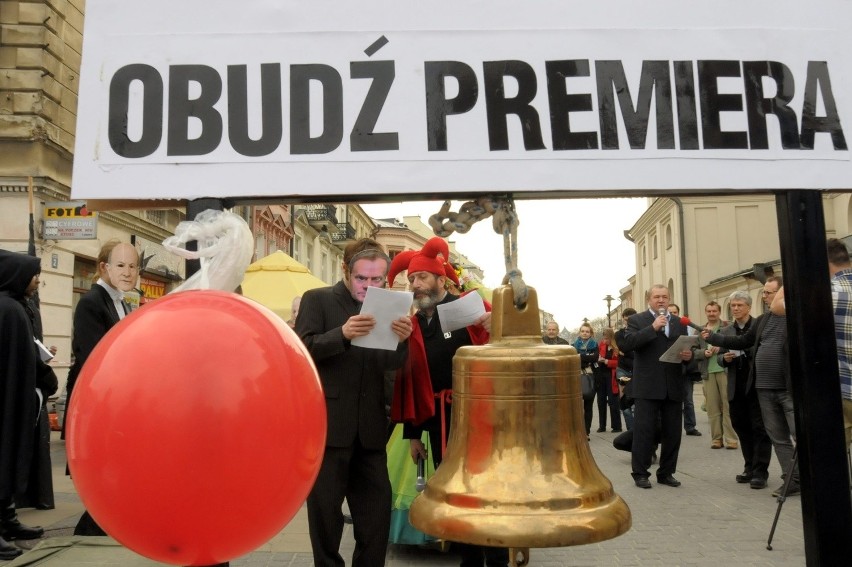 Lublin: Happening Solidarności przeciwko polityce rodzinnej...