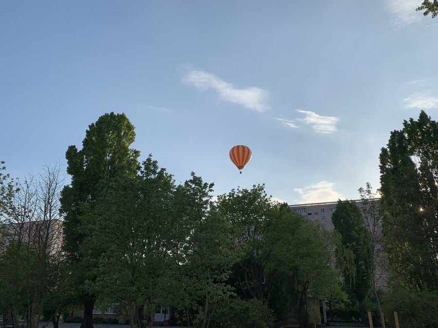 Lot balonem nad Szczecinem