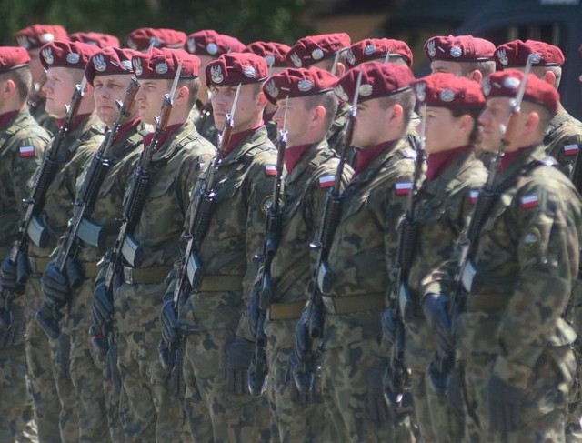 W Radomiu przysięgę złożyli ochotnicy, którzy zostali powołani do służby w batalionie lekkiej piechoty w Grójcu.