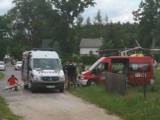 Wypadek na Zalewie Żurskim w Grzybku. Kierujący łodzią motorową ratownik WOPR najechał na płynącego wpław mężczyznę